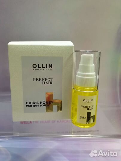 Мед и масло для волос Ollin серия perfect hair