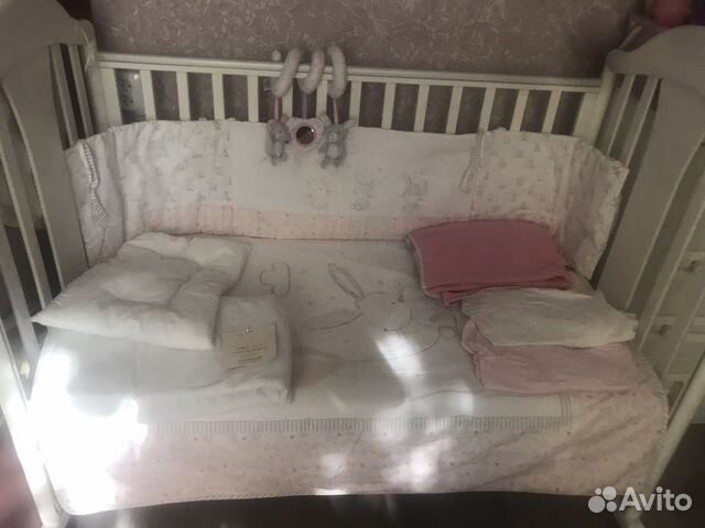 Комплект постельного белья в детскую кроватку
