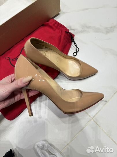 Туфли christian louboutin pigalle 100 36 оригинал