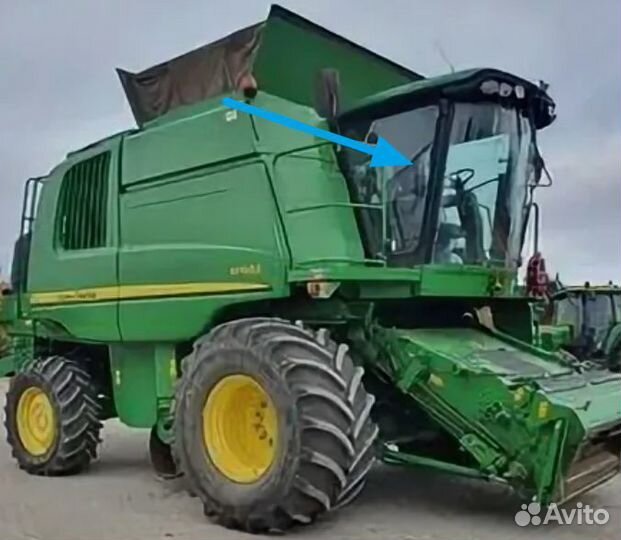 Дверное стекло на john deere (Джон дир) WTS 9540