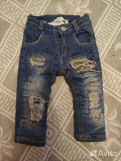 Джинсы тёплые