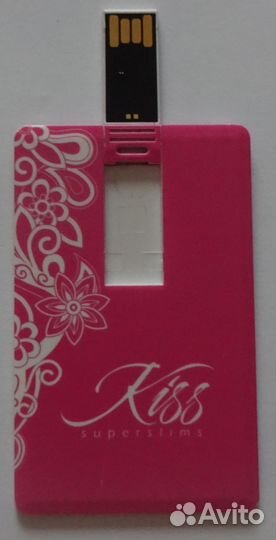 Флешка-визитка Kiss 2Gb