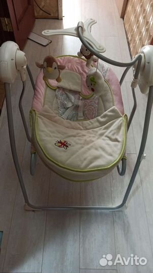 Детские электронные качели-шезлонг Nuovita