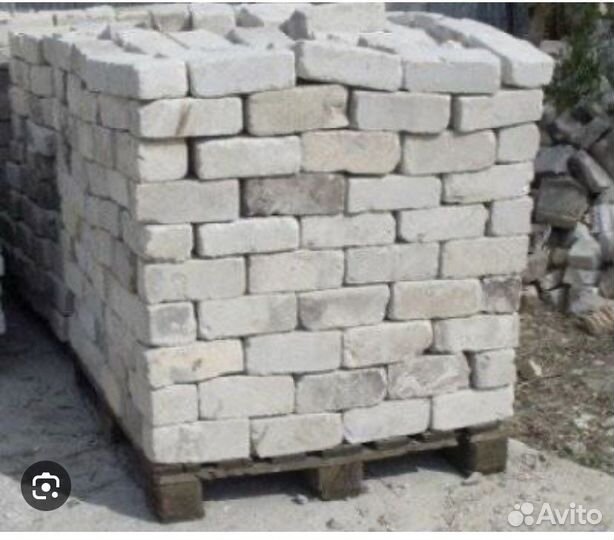 Кирпич белый силикатный бу