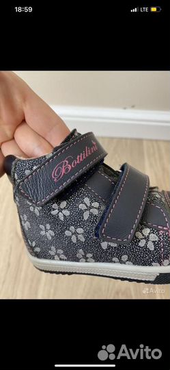 Ботинки демисезонные для девочки 20 размер