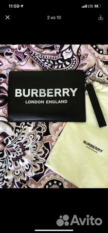 Новый клатч Burberry, оригинал