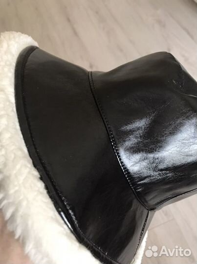 Эконика Шляпа панама лаковая зимняя новая