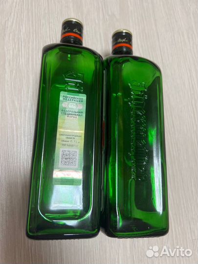 Пустые бутылки Jagermeister 1л