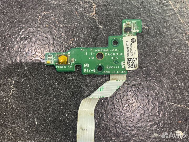 Плата с кнопкой включения hp g6-2000