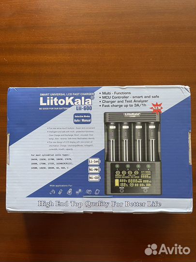 Зарядное устройство liitokala Lii 600