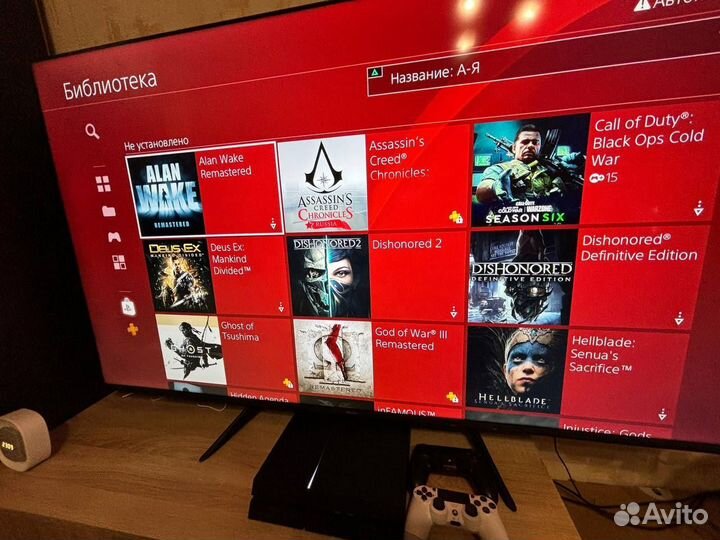 Игровая приставка ps4