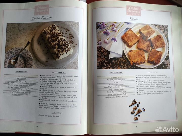 Рецепты дессертов и выпечки на английском языке