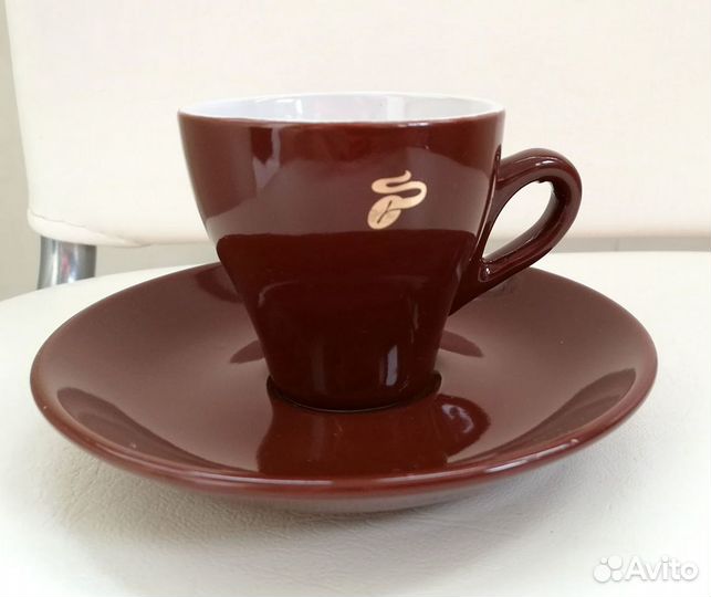 Кофейная пара шоколадного цвета, новая