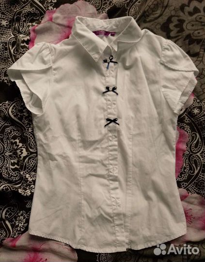 Блузки для школы 128-134