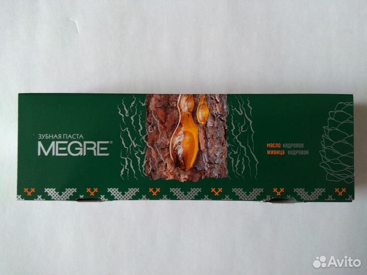 Натуральная зубная паста с Кедр. маслом и живицей