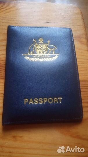 Обложка на passport australia натуральная кожа