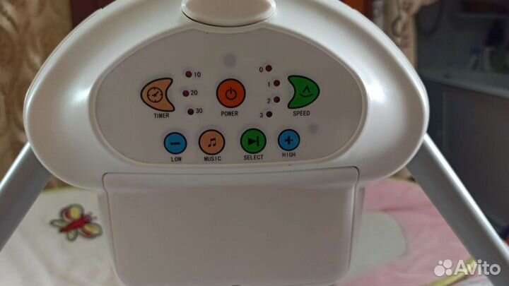 Детские электронные качели-шезлонг Nuovita