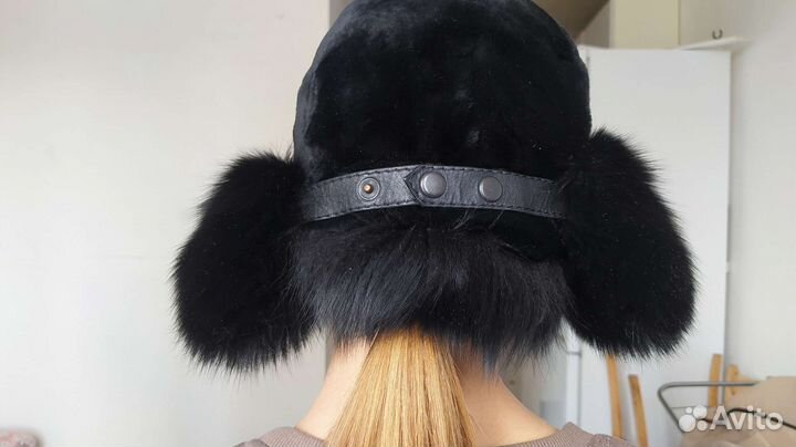 Шапка ушанка женская