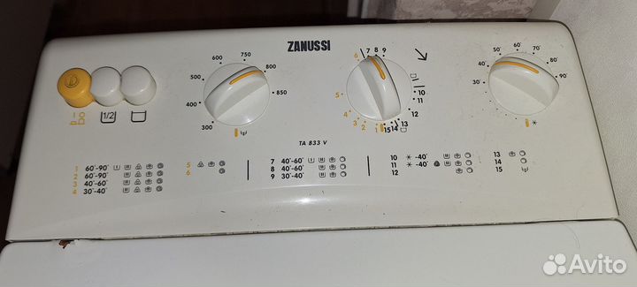 Стиральная машина zanussi TA 833V