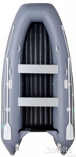Лодка пвх Gladiator E350 PRO темно-серый