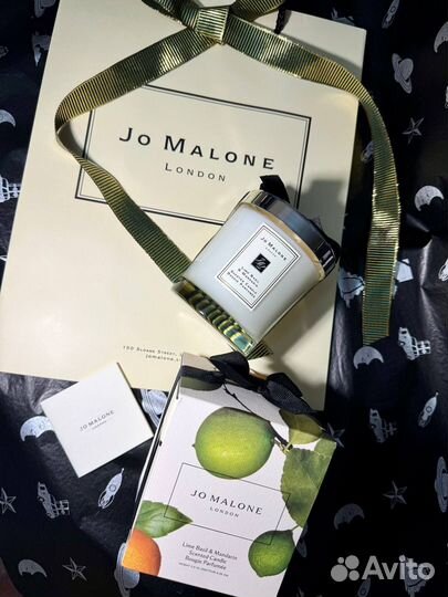 Jo malone свечи в подарочном оформлении