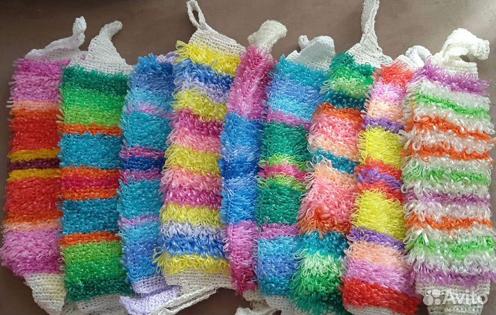 Мочалка ручной работы