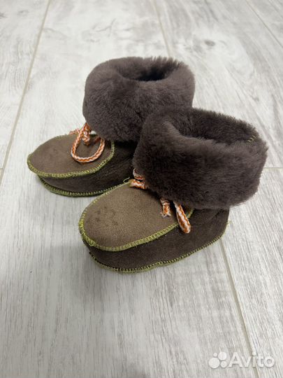 Чуни из овчины детские 12 см
