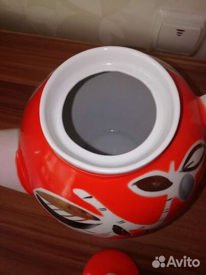 Фарфоровый чайник большой доливной. Полонне СССР