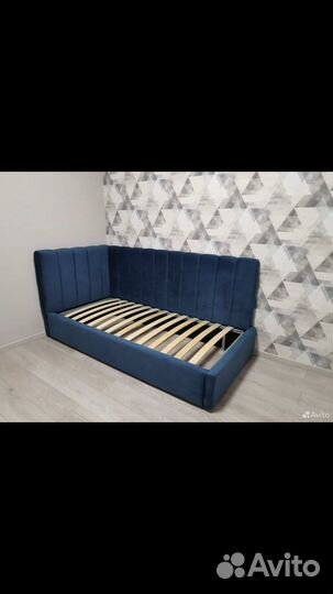 Детская угловая кровать лофт с подъемным