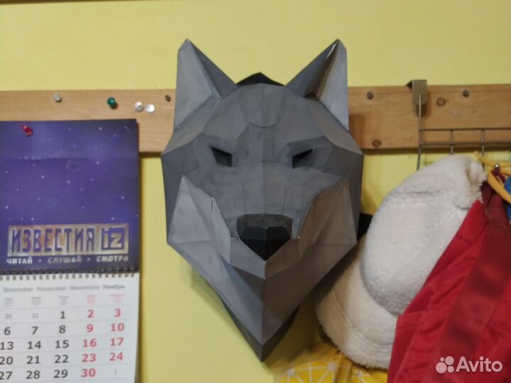 Паперкрафт волк