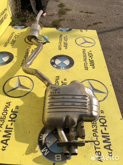 Mercedes W222 S222 W217 C217 Глушитель в сборе L л