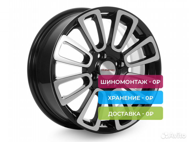 R15 4x100 6J ET46 D54,1 Rapid Неман-оригинал алмаз