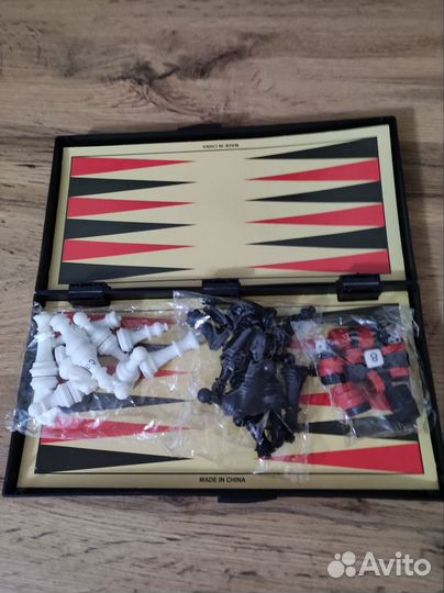 Шахматы нарды шашки 3 в 1