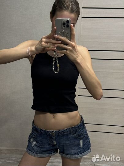 Шорты джинсовые женские M