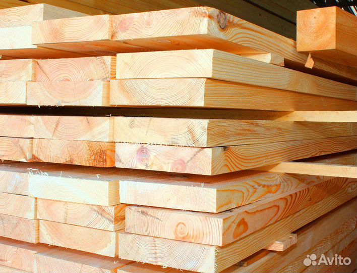 Доска лиственница 25х200х6000мм, гост