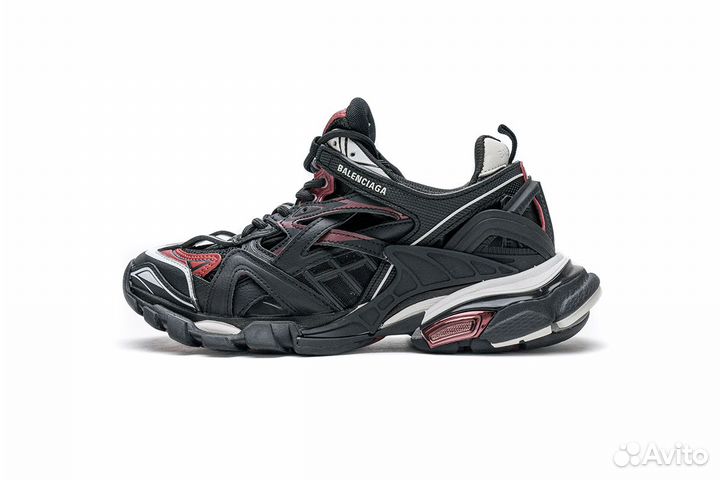 Balenciaga track 2 hot sale black red white