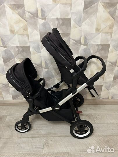 Детская коляска Thule sleek для погодок/двойни