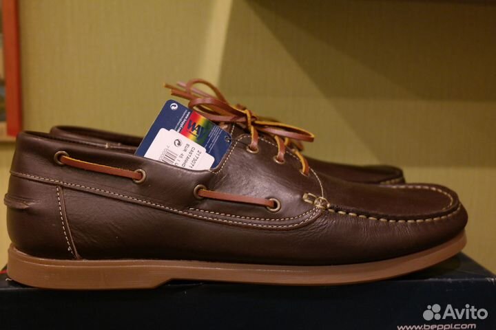 Новые топсайдеры Way brown 42,5 - 44rus Португалия