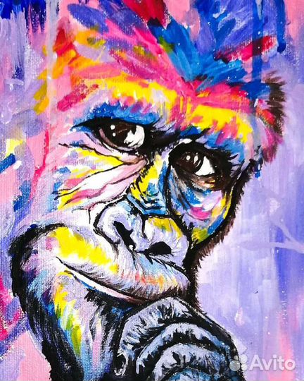 Картина акрилом