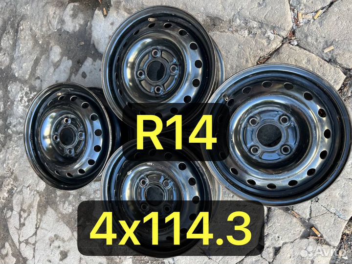4 114.3 R14 Chevrolet Daewoo Honda Mazda Toyota и