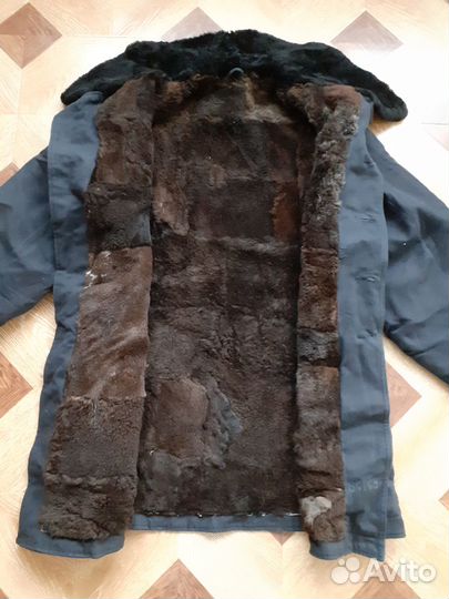 Полушубок из овчины мужской