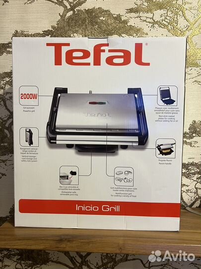 Новый электрогриль tefal