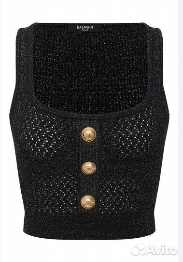 Костюм топ и юбка Balmain