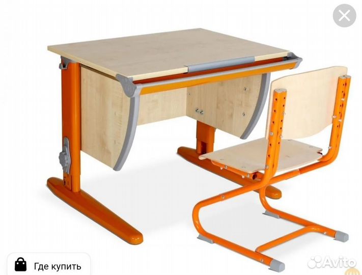 Стол-парта и стул растущие
