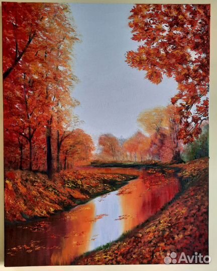 Картина маслом на холсте пейзаж