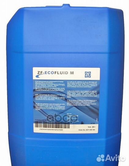 Масло трансмиссионное для кпп ZF-Ecofluid M 75W