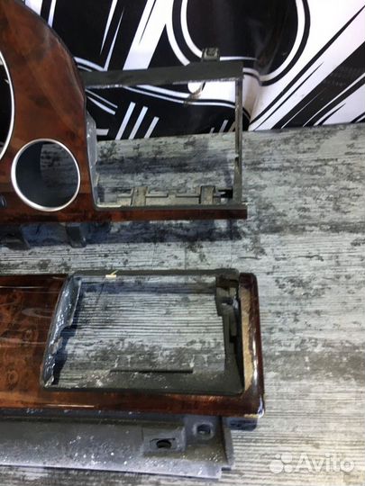 Накладки дерево передней панели торпеды Audi A8 D3