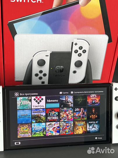 Nintendo Switch Oled Прошитая с / Доставка бесплат