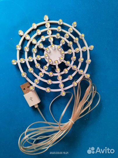 Светодиодная снежинка 64 светодиода (набор )