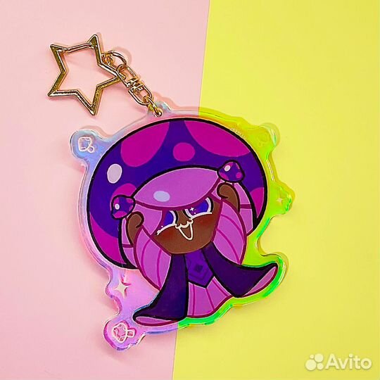 Брелок Cookie Run Kingdom Poison Mushroom Cookie
